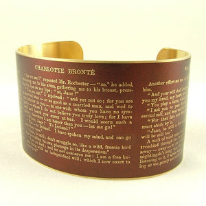 Charlotte Bronte's Jane Eyre Cuff Bracelet