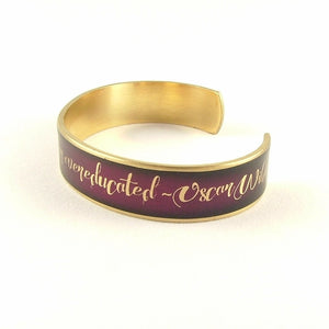Oscar Wilde Cuff Bracelet