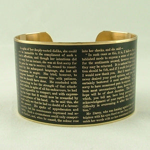 Jane Austen's Pride and Prejudice Cuff Bracelet