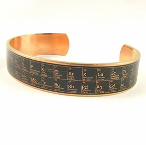 Periodic Table of Elements Skinny Cuff Bracelet