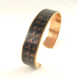 Periodic Table of Elements Skinny Cuff Bracelet