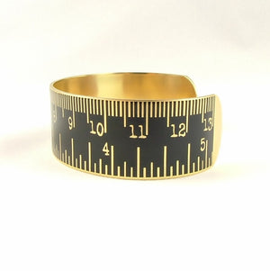 Tape Measure Cuff Bracelet