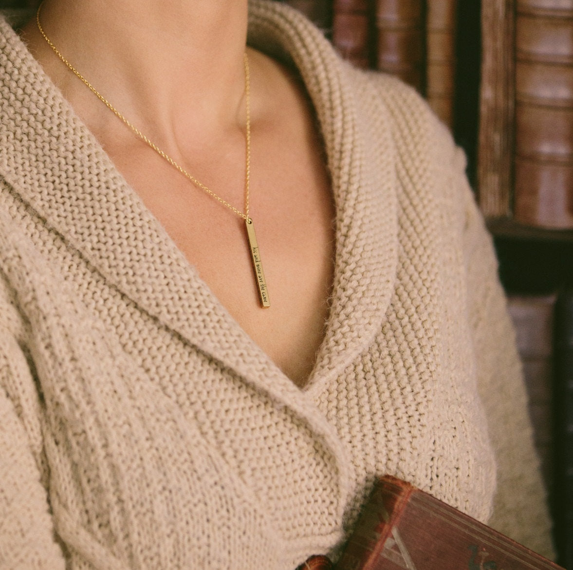Wuthering Heights Bar Necklace
