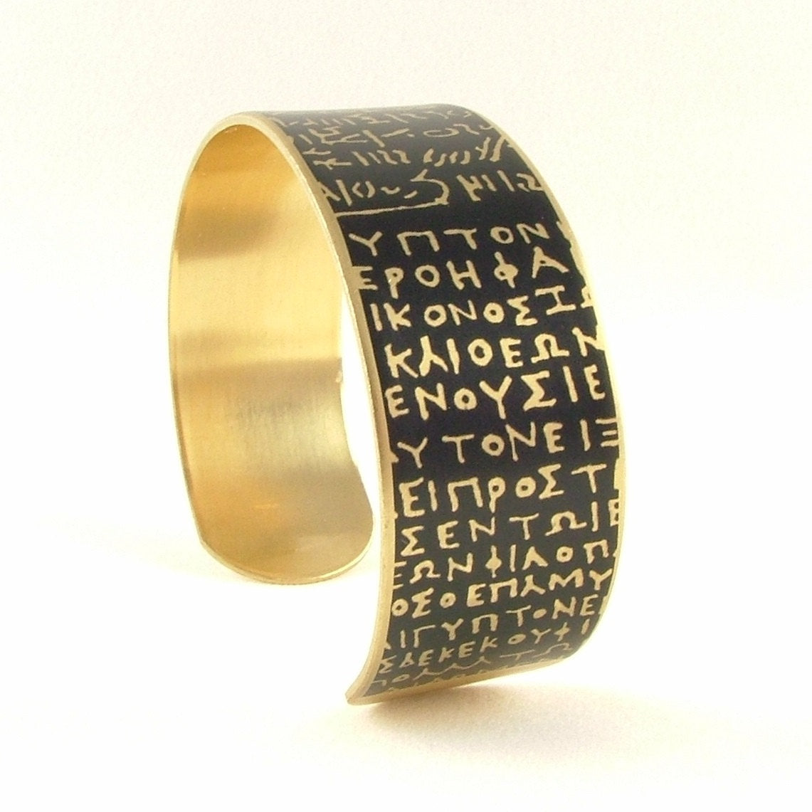 Rosetta Stone Cuff Bracelet